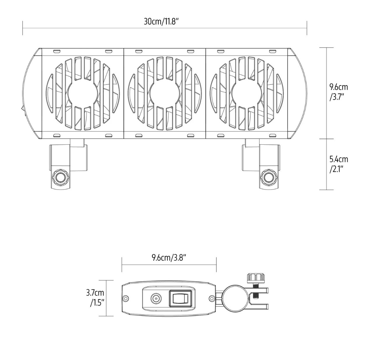Tmc aquarium cooling fans x3