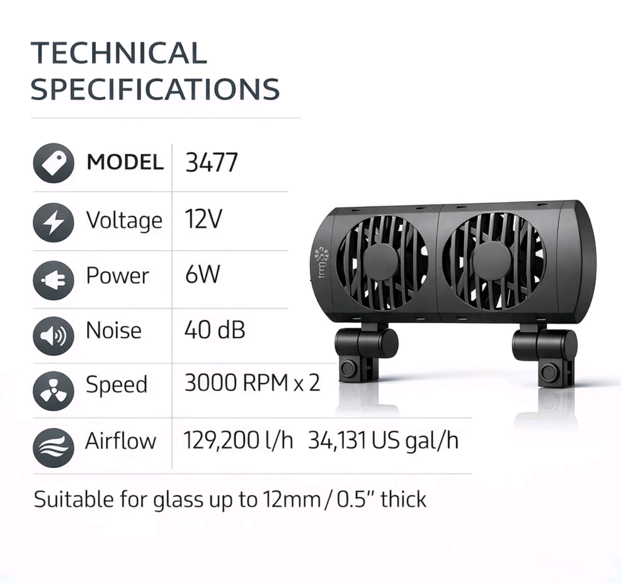 Tmc aquarium cooling fans x2