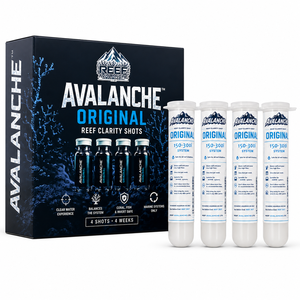AVALANCHE® Original. 4 Pack. Up to 150l